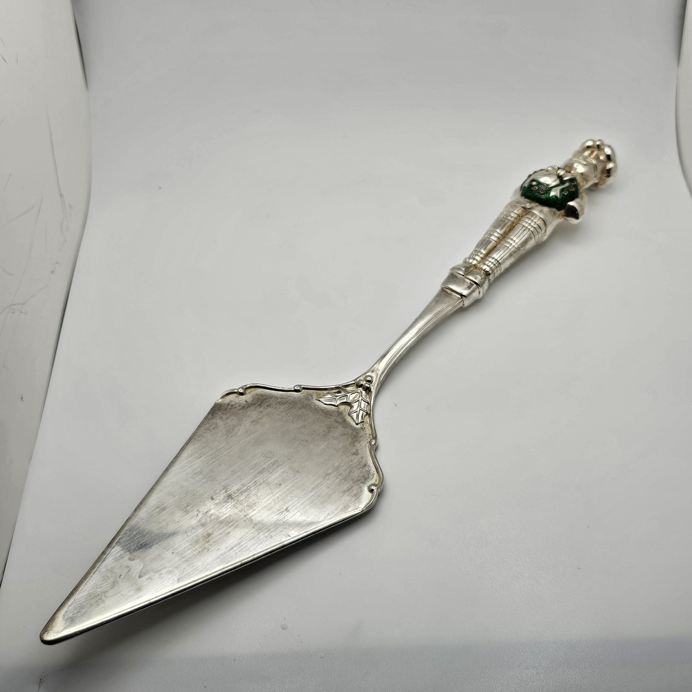 Reed & Barton Silverplate Christmas Cake Server From Neiman Marcus